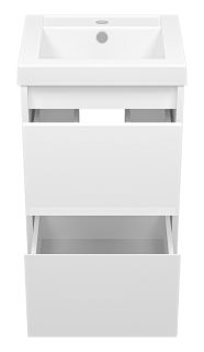 Подвесная тумба под раковину Misty Алиса 40см белый